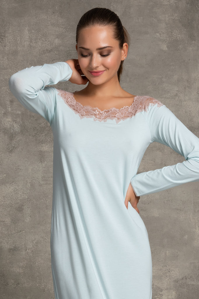 Paladini FASCINO Long Sleeve Nightgown Galleria Intima